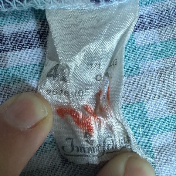 VINTAGE 50’s European Blue and White Sleeveless Midi Dress with Tie Belt Pinup - Picture 4 of 9